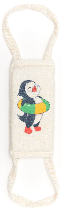 Мочалка-лента детская "Пингвин"